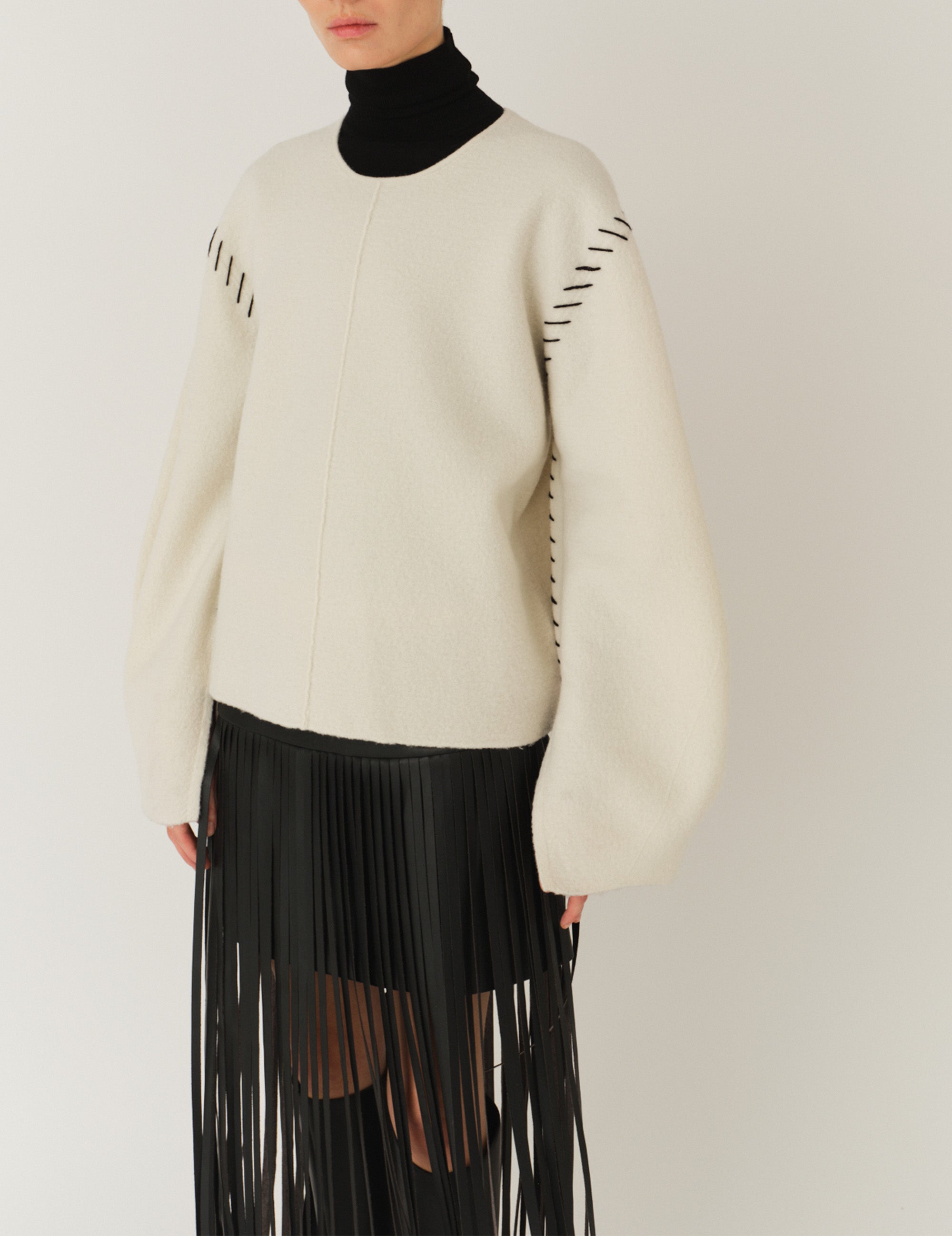 Oslo Sweater Ivory 6 / Ivory