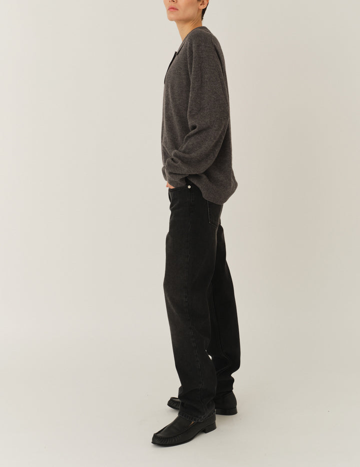 Darcy Distressed Jeans Washed Black Denim 25 / Washed Black Denim
