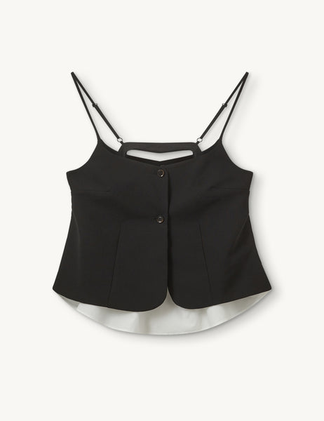 美品 HYEON tuno tops ヘヨン ツノトップス black One Shoulder Knit Crop Top - Black – Zulu & Zephyr