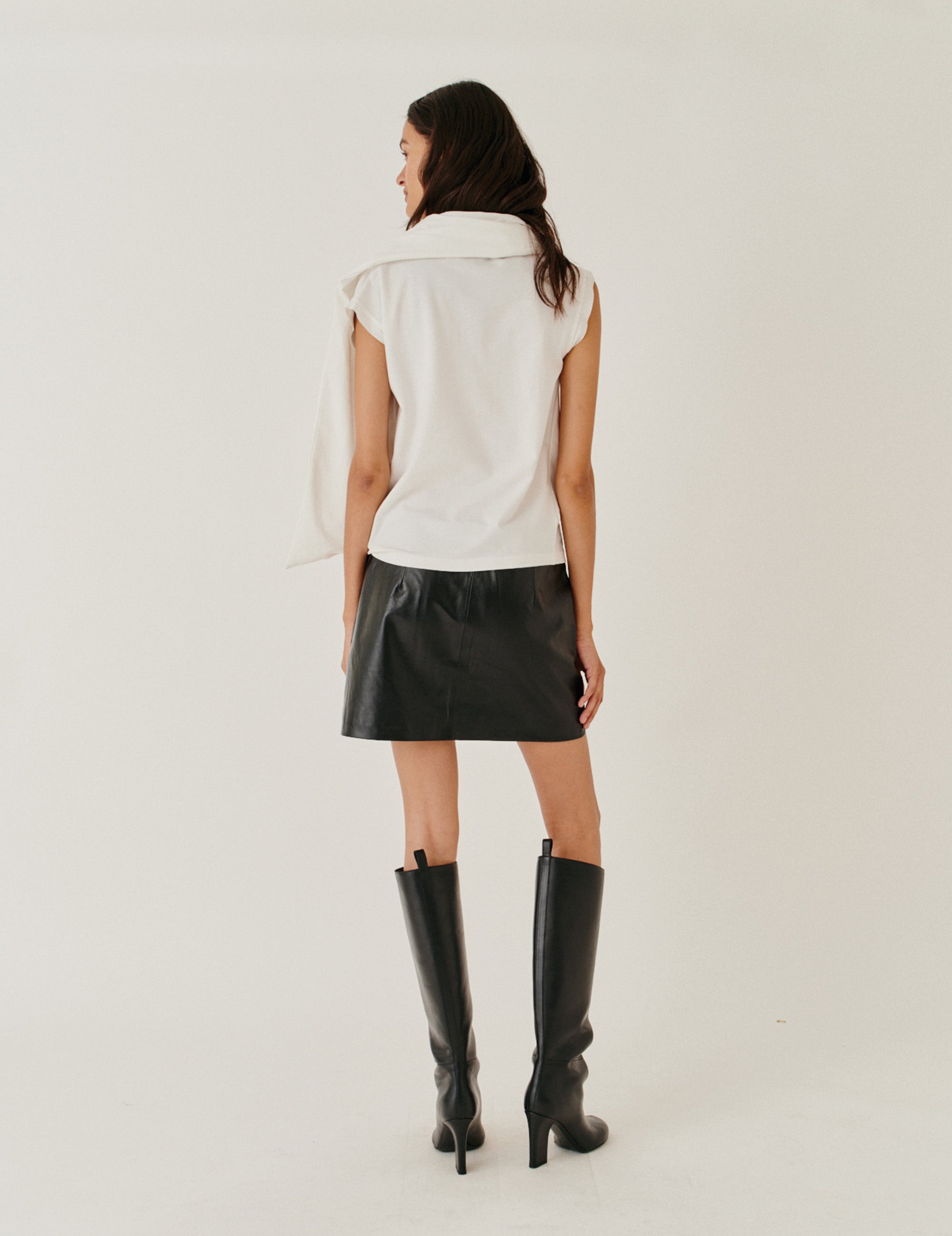 Scarf Tee Cream 4 / Cream