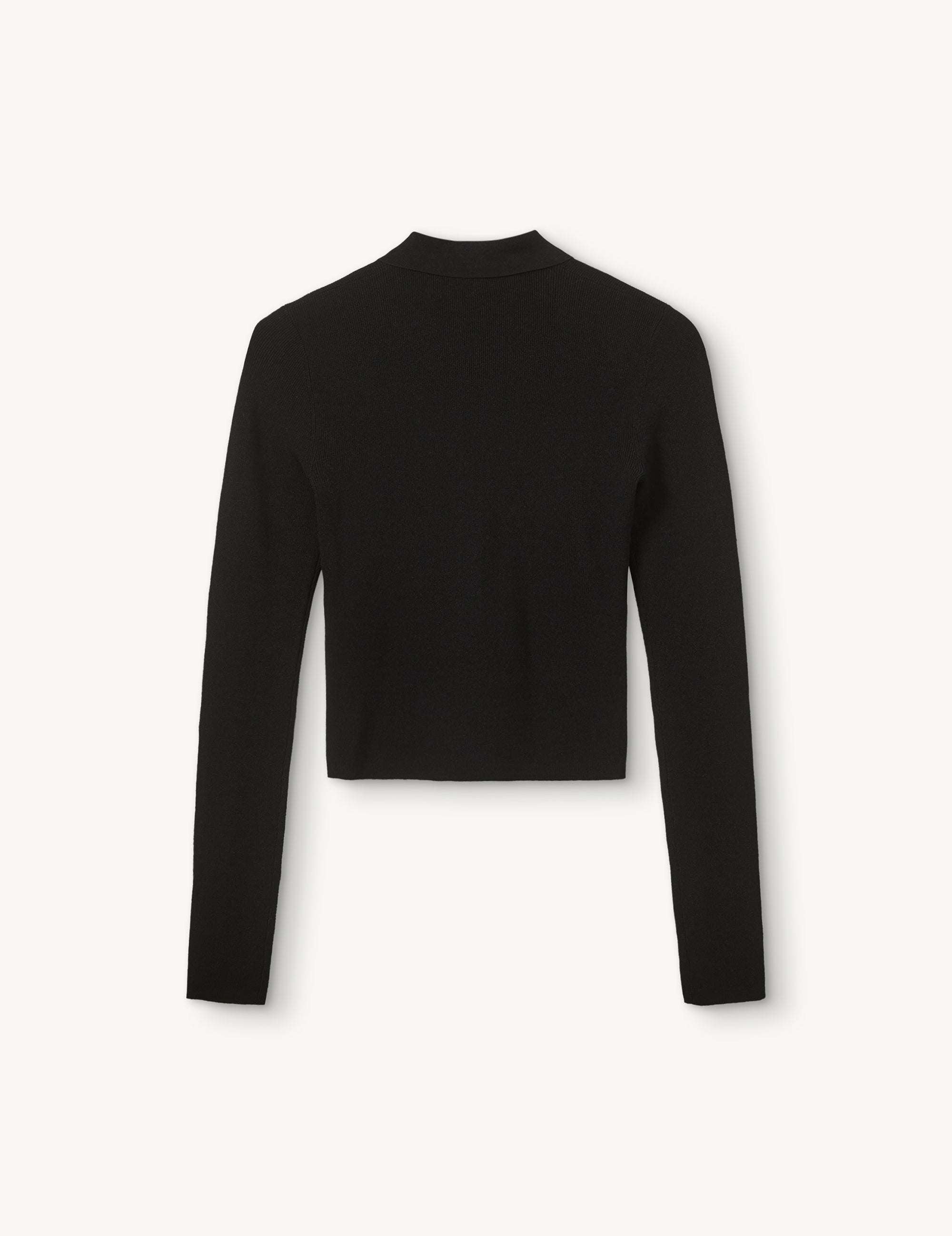 Madison Tight Polo Tee Black 6 / Black