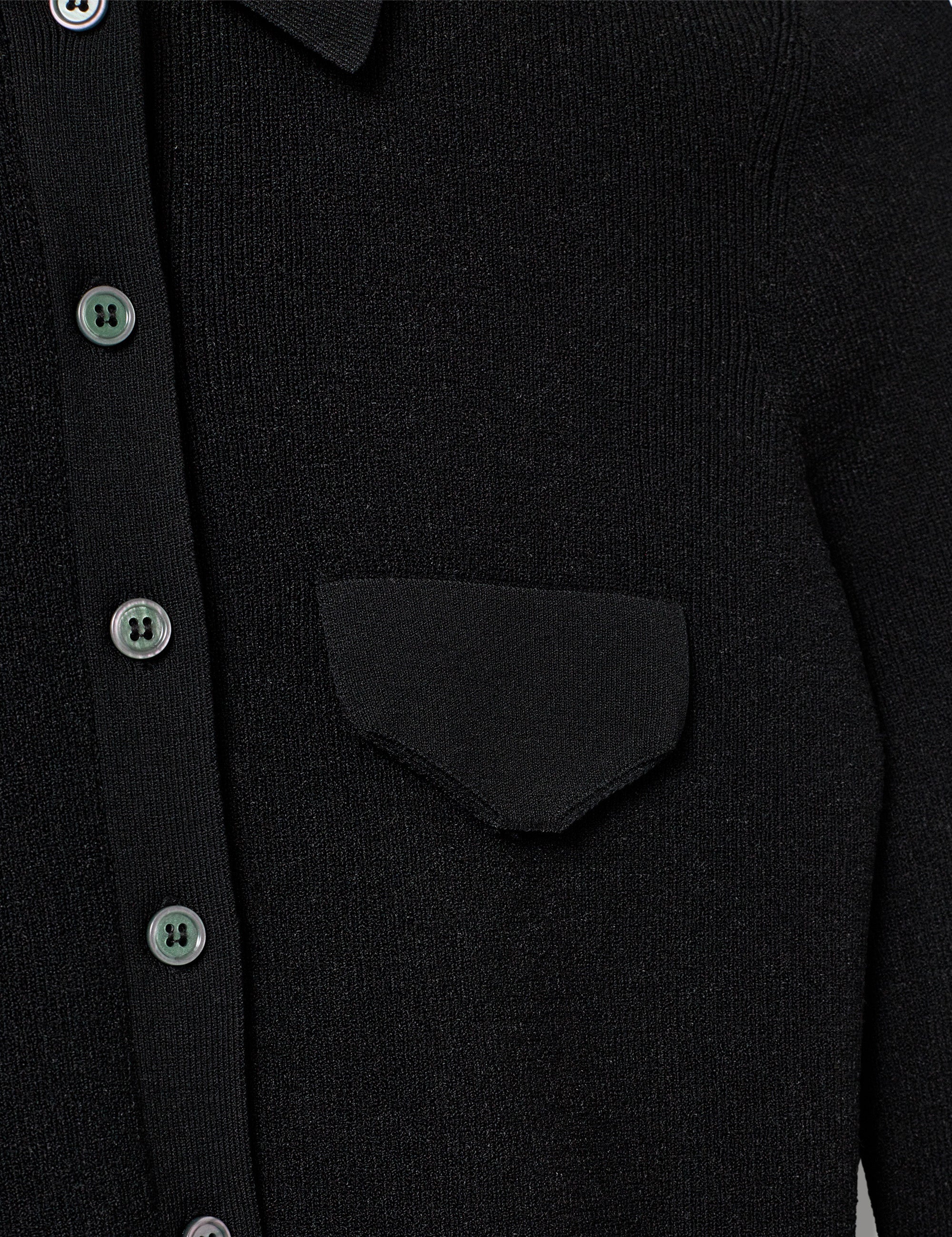 Madison Tight Polo Tee Black 6 / Black