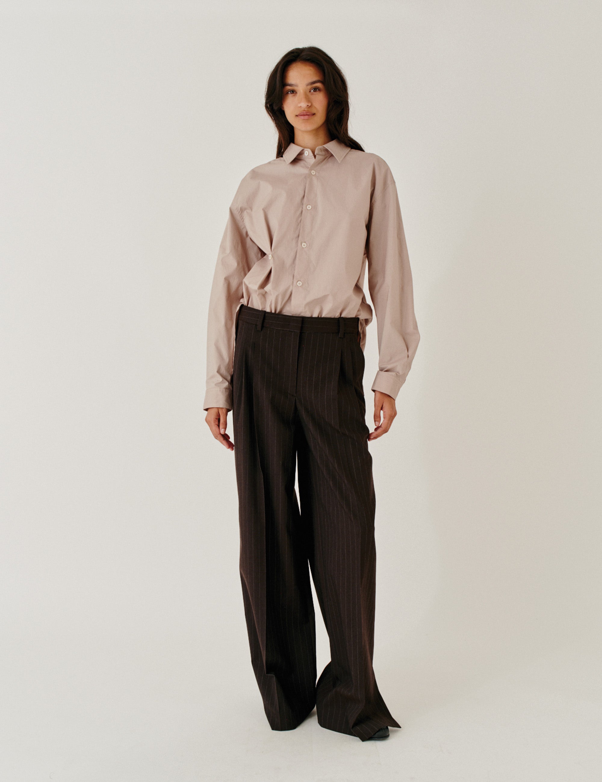 Cyprus Button Shirt Truffle 4 / Truffle