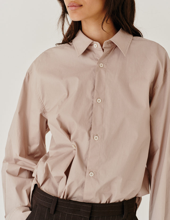 Cyprus Button Shirt Truffle 4 / Truffle