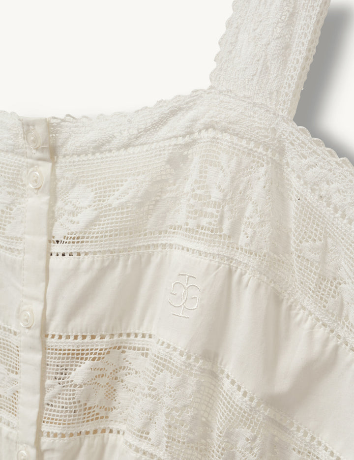 Kirsten Lace Dress White 6 / White