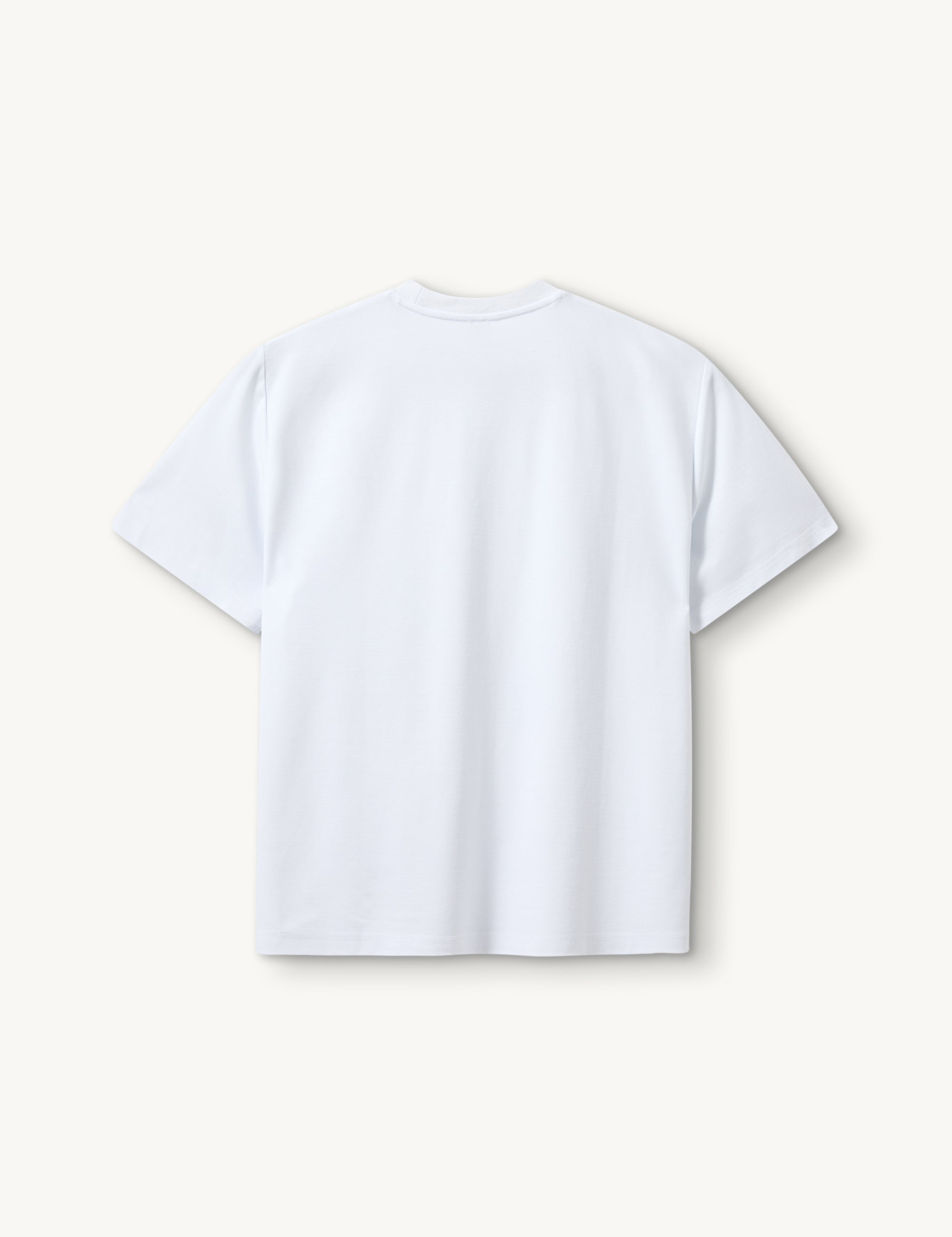 TG Oversized Logo Tee White/White Logo