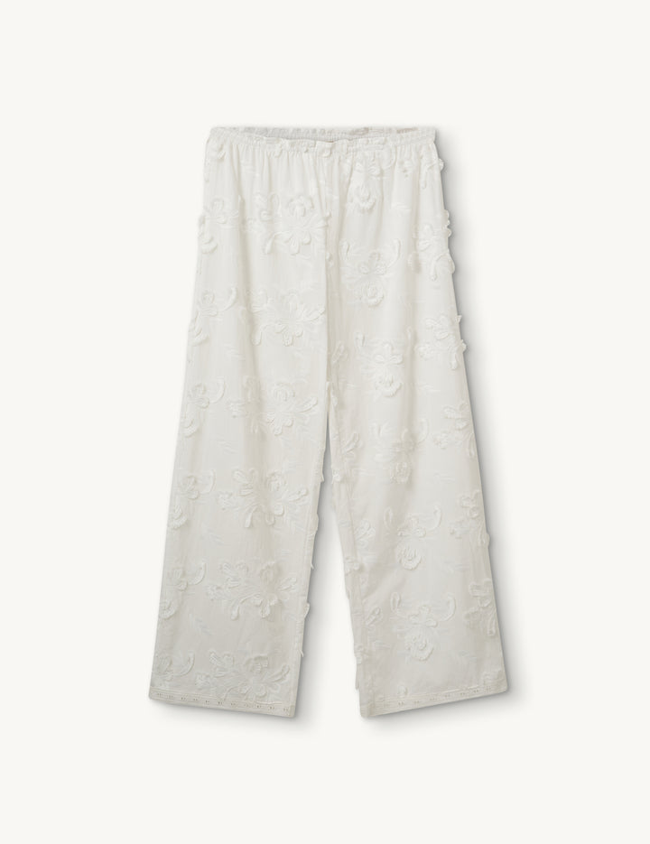 Jewell Straight Pants White 6 / White