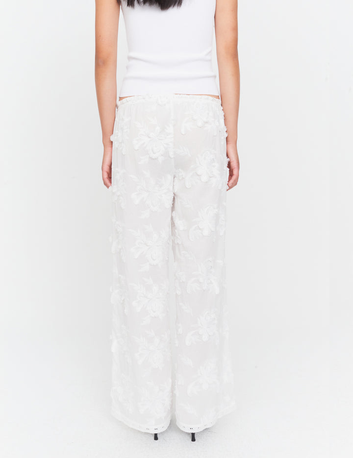 Jewell Straight Pants White 6 / White