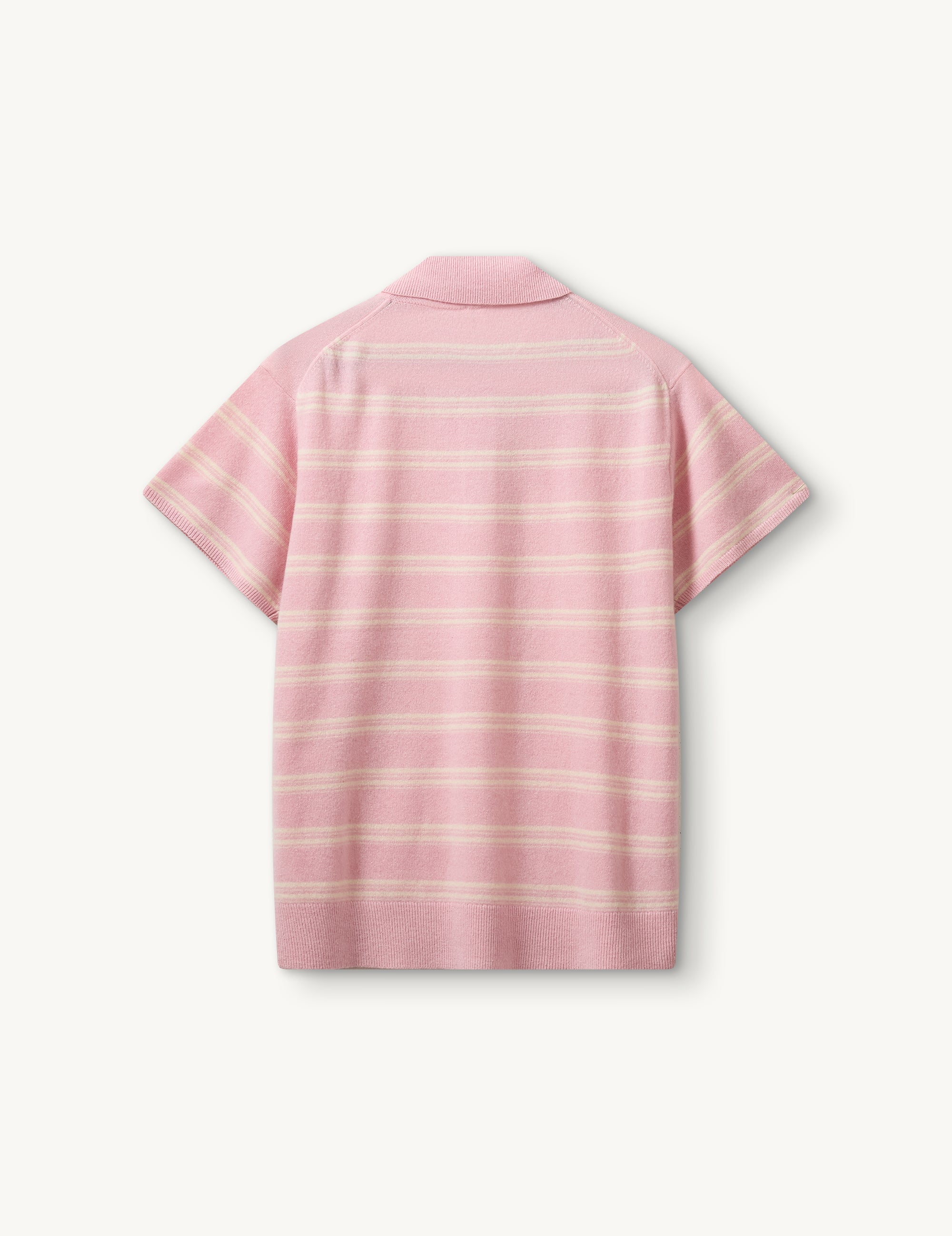 Como Dads Polo Cream/Grey Malange Stripe 6 / Cream/Grey Malange Stripe