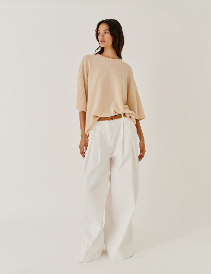 Como Oversized Tee Macadamia 4 / Macadamia
