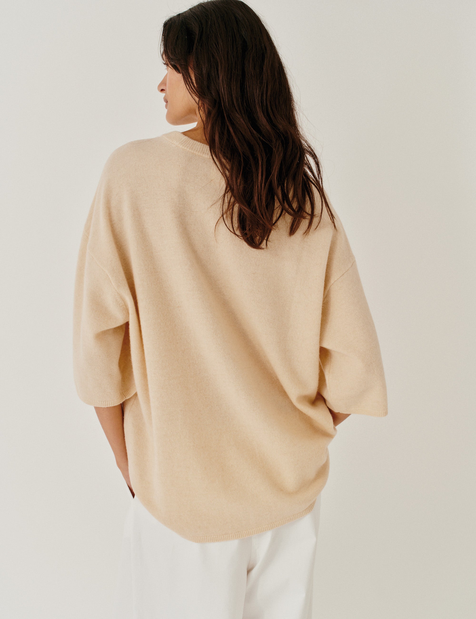 Como Oversized Tee Macadamia 4 / Macadamia