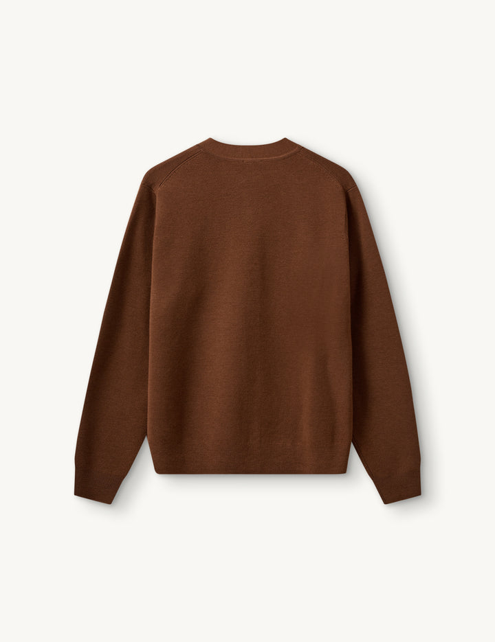 Bergen Dad Cardigan Cinnamon 6 / Cinnamon
