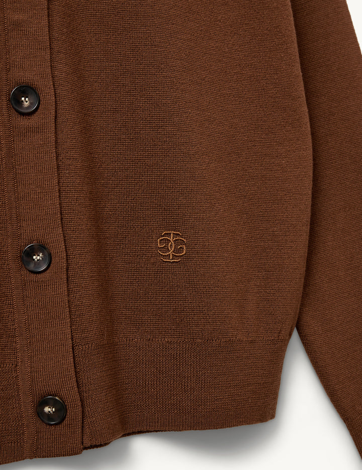 Bergen Dad Cardigan Cinnamon 6 / Cinnamon