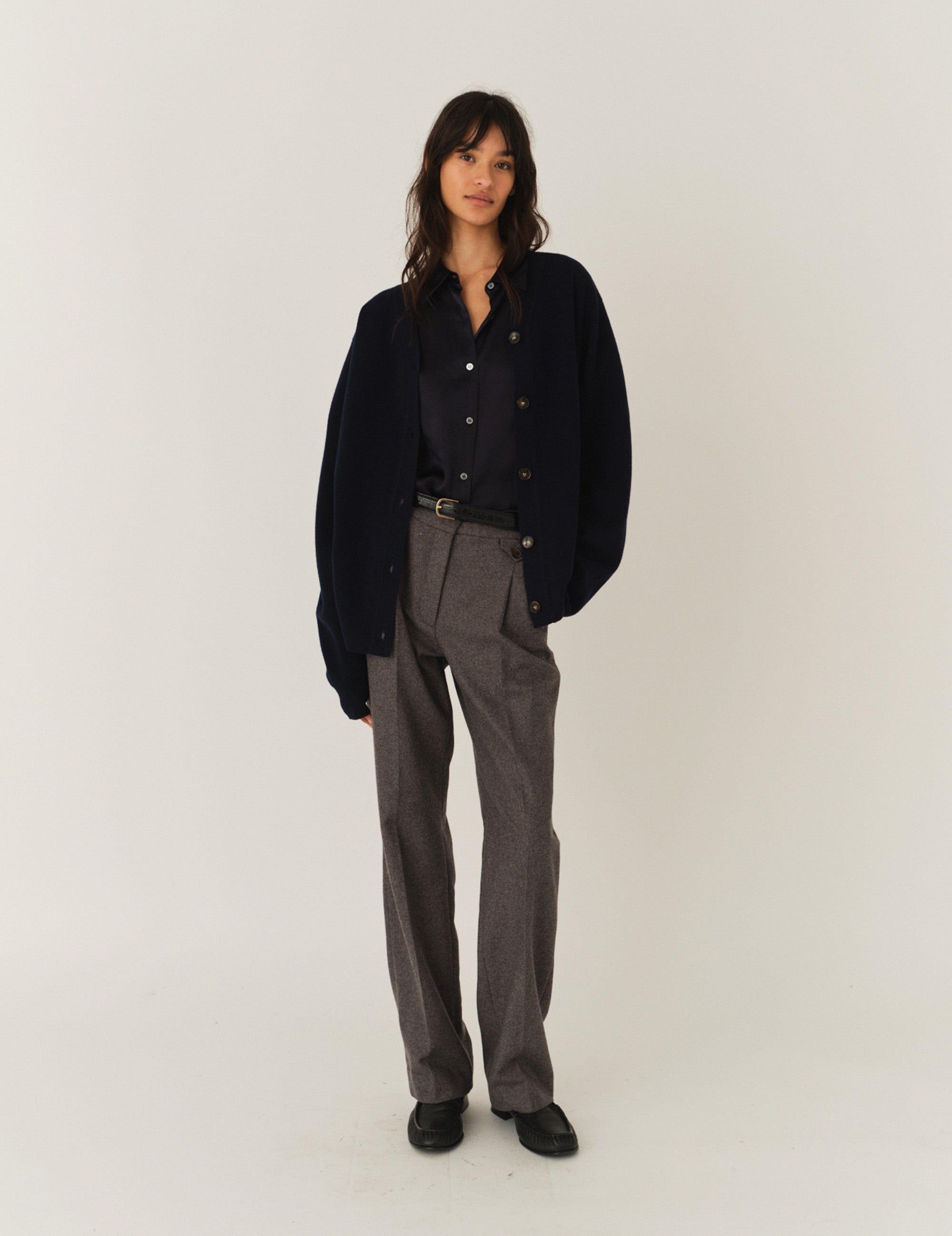 Bergen Dad Cardigan Navy 6 / Navy