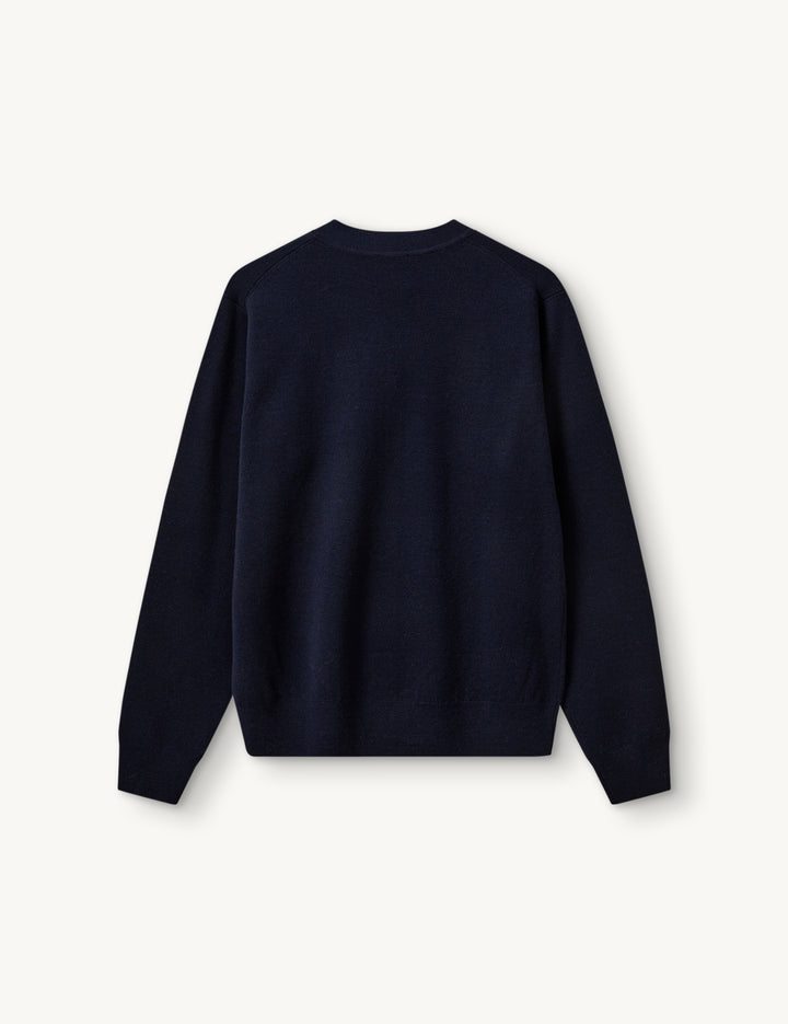 Bergen Dad Cardigan Navy 6 / Navy