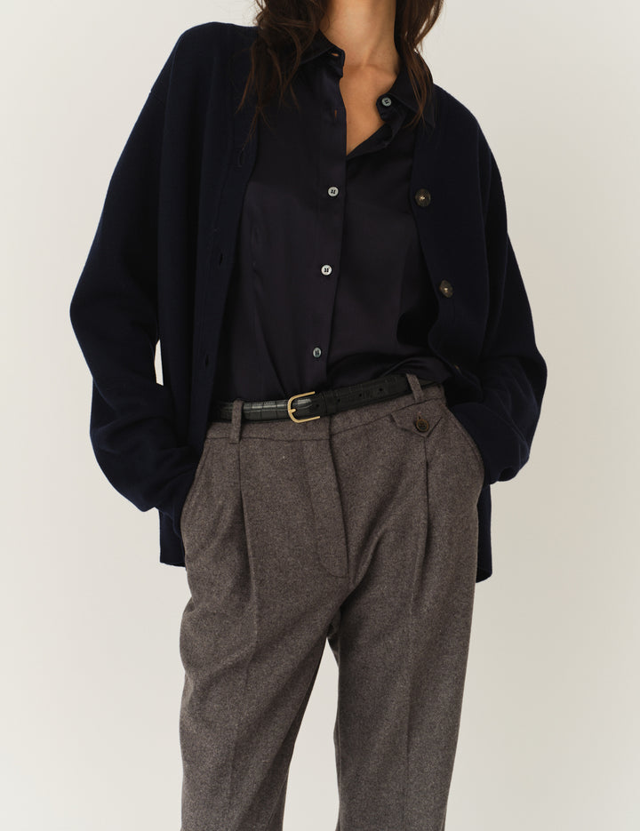 Bergen Dad Cardigan Navy 6 / Navy