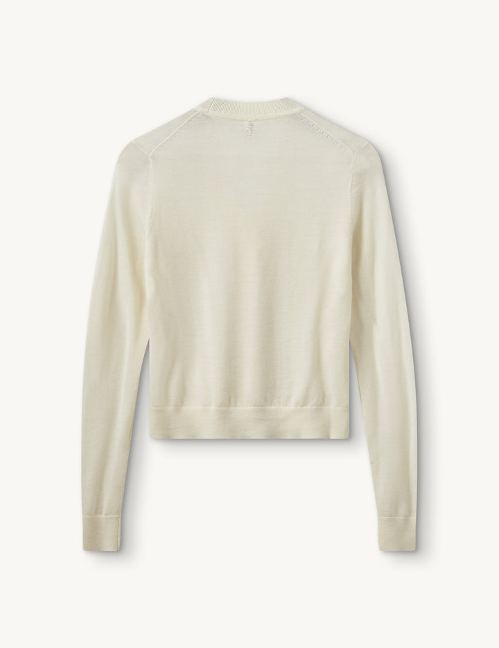 Bergen Mini Cardigan Cream 6 / Cream