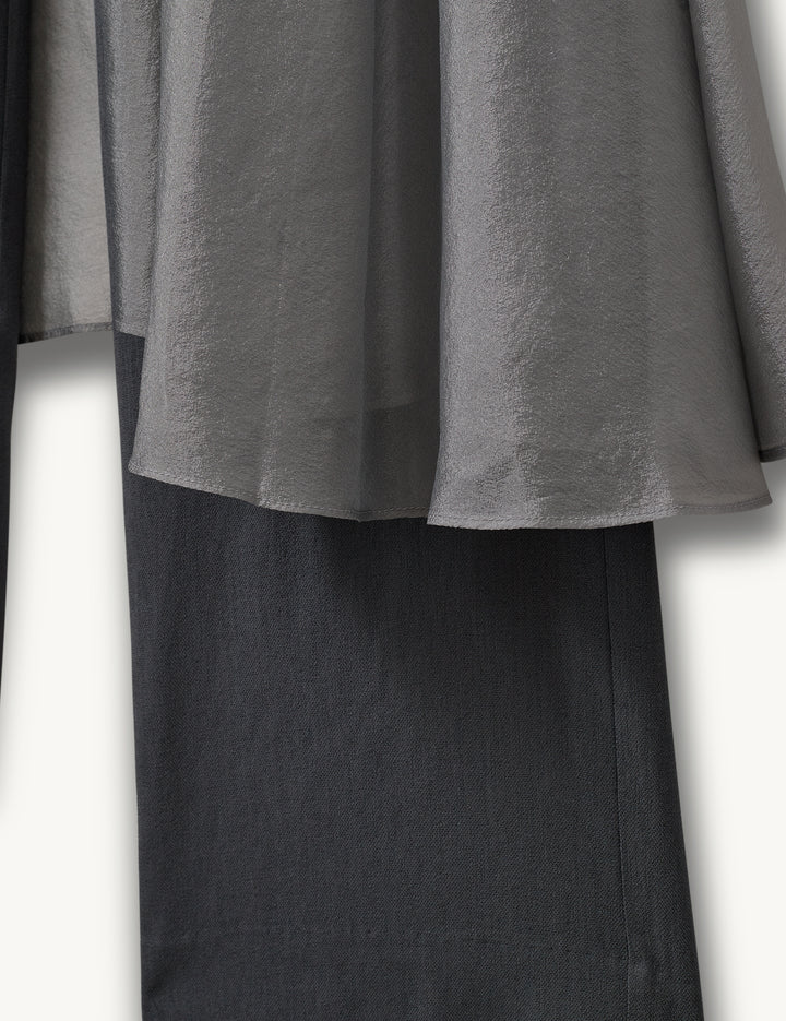 Andrea Gown Pants Charcoal 6 / Charcoal