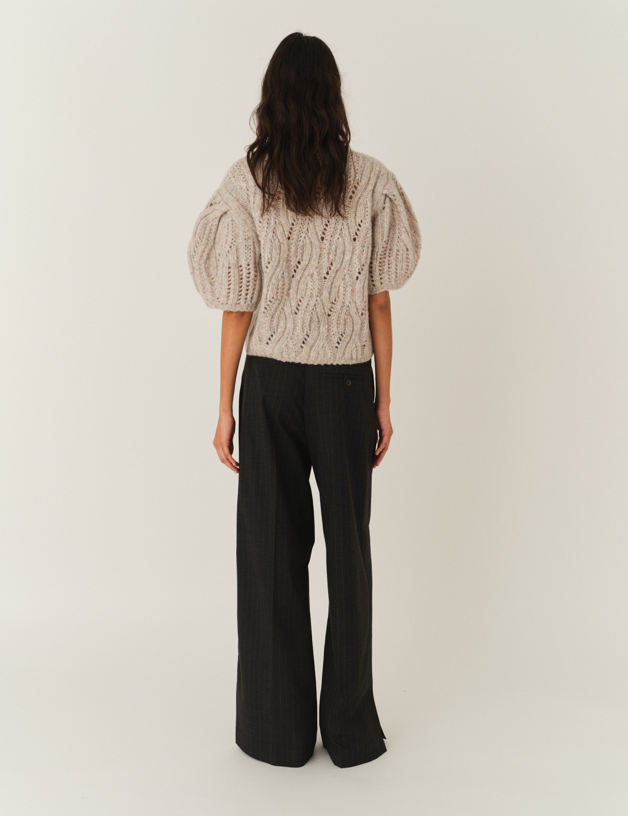 Valentina Sweater Taupe Melange 6 / Taupe Melange
