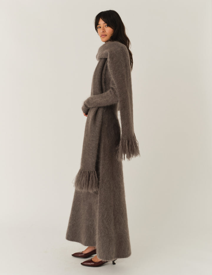 Roma Dress Grey Melange 6 / Grey Melange