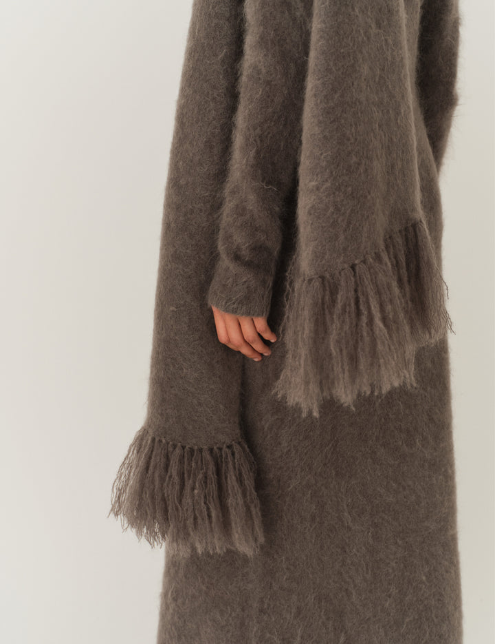 Roma Dress Grey Melange 6 / Grey Melange