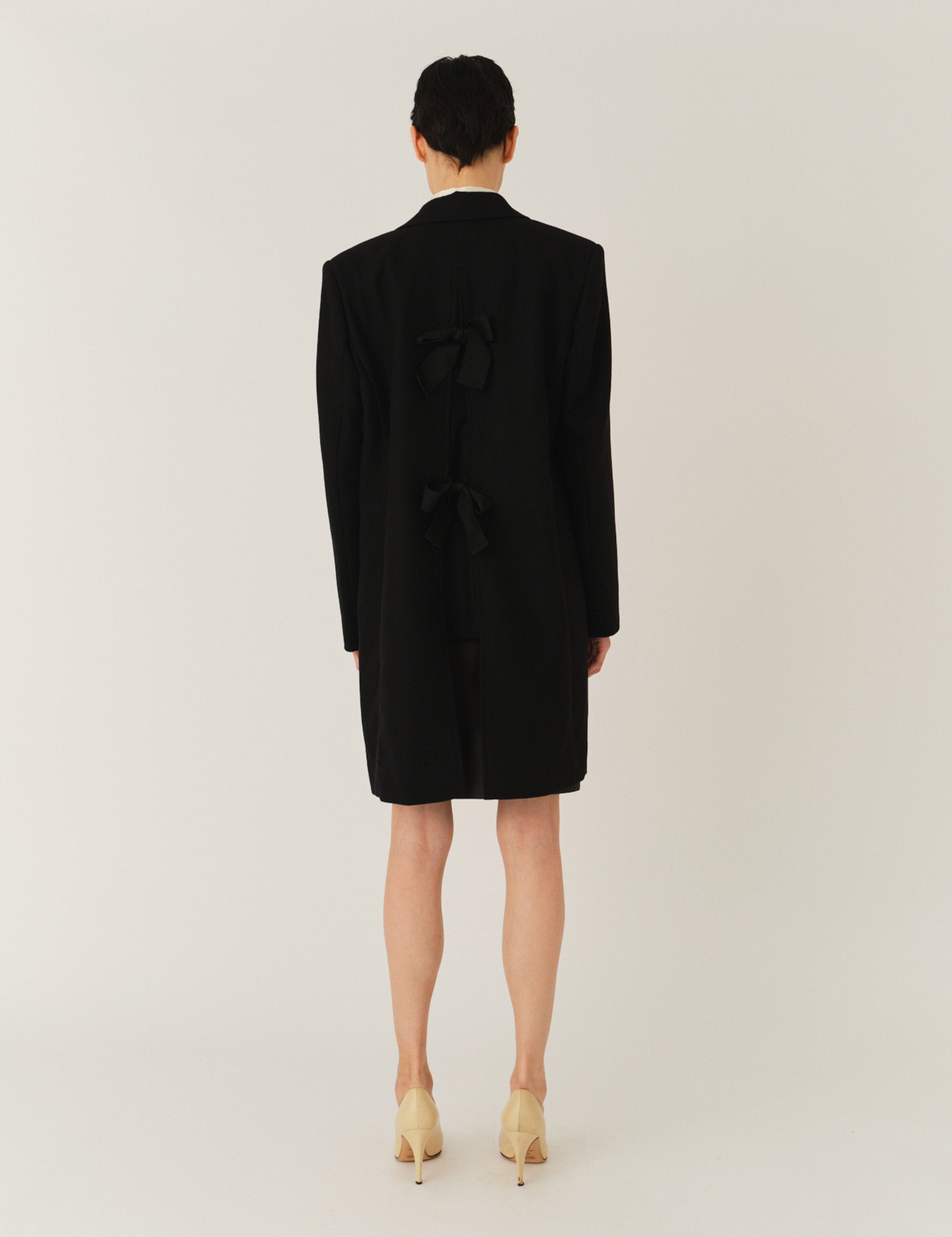 Balli Bow Coat Black 6 / Black