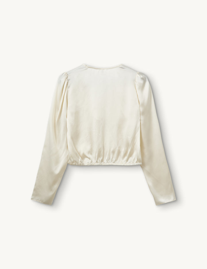 Catania V Blouse Cream 6 / Cream