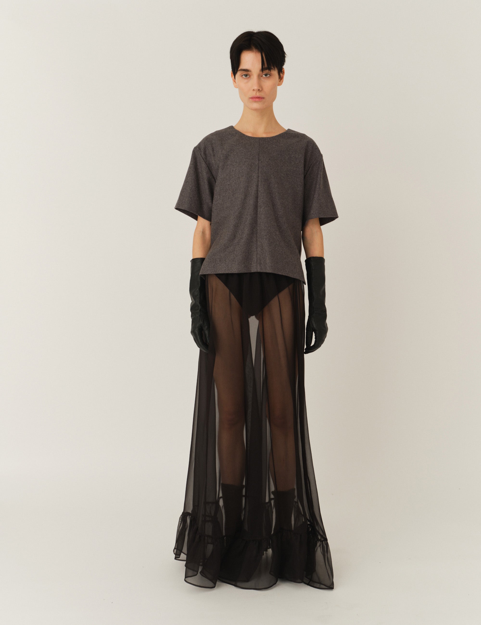 Mitch Top Grey Melange 6 / Grey Melange