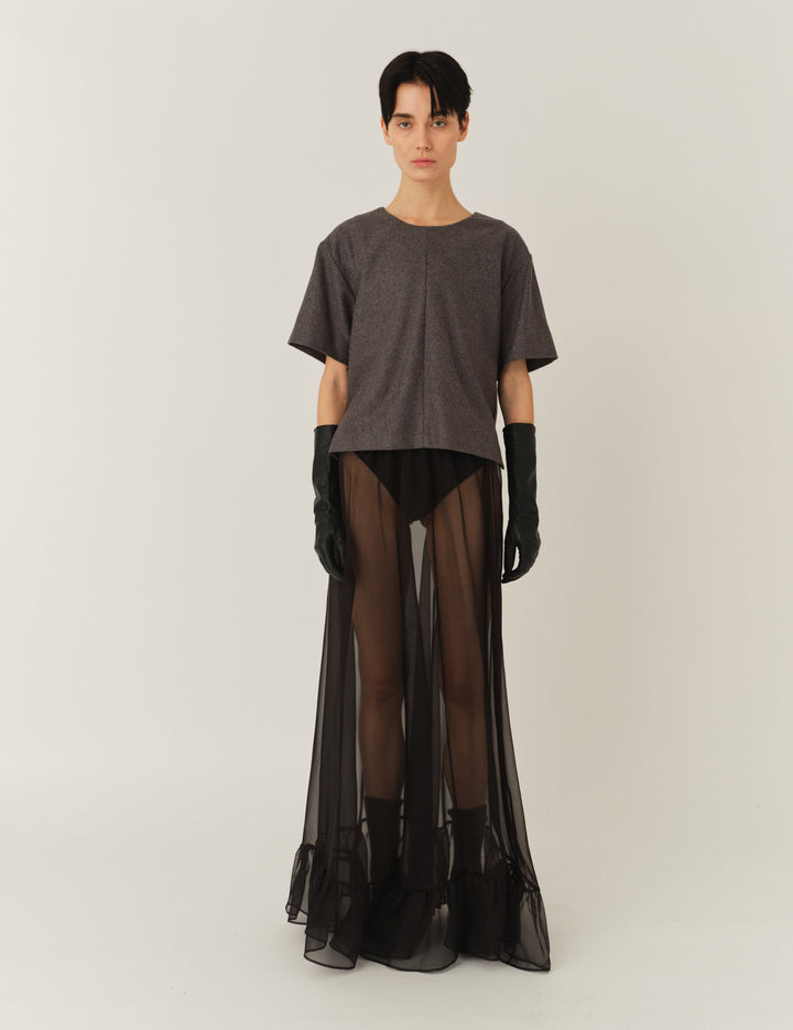 Mitch Top Grey Melange 6 / Grey Melange