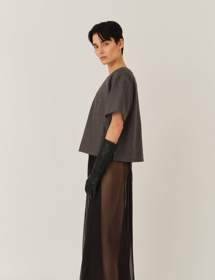 Mitch Top Grey Melange 6 / Grey Melange