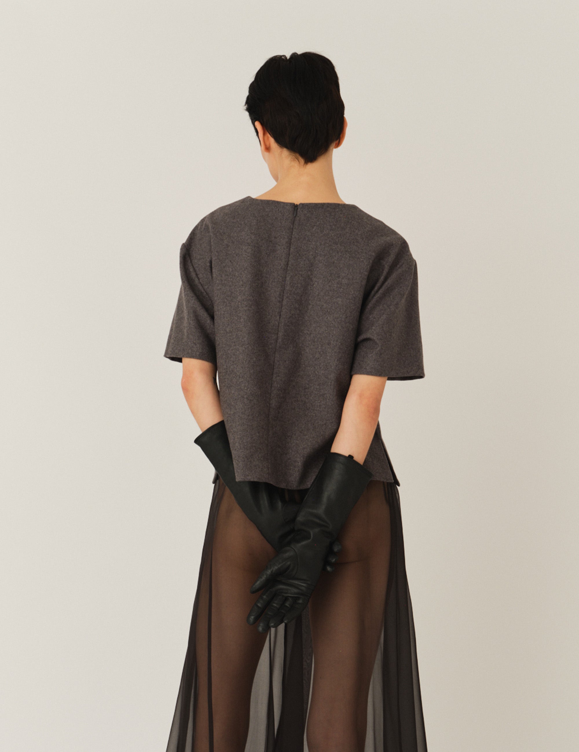 Mitch Top Grey Melange 6 / Grey Melange