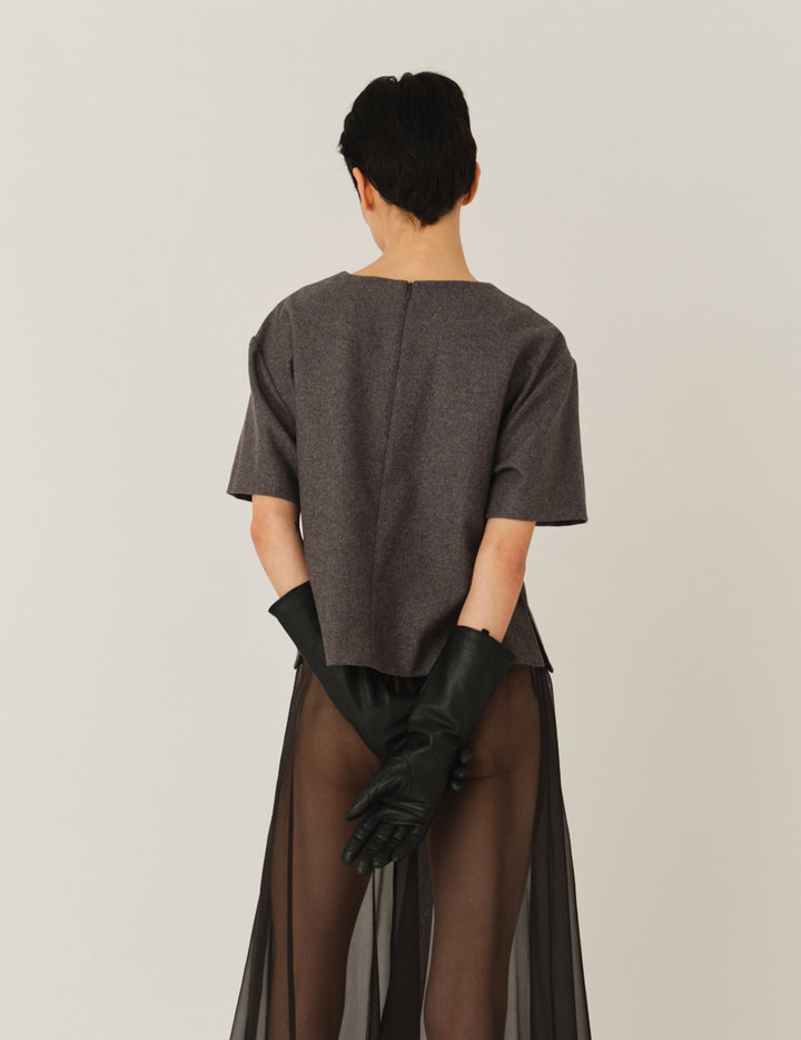 Mitch Top Grey Melange 6 / Grey Melange