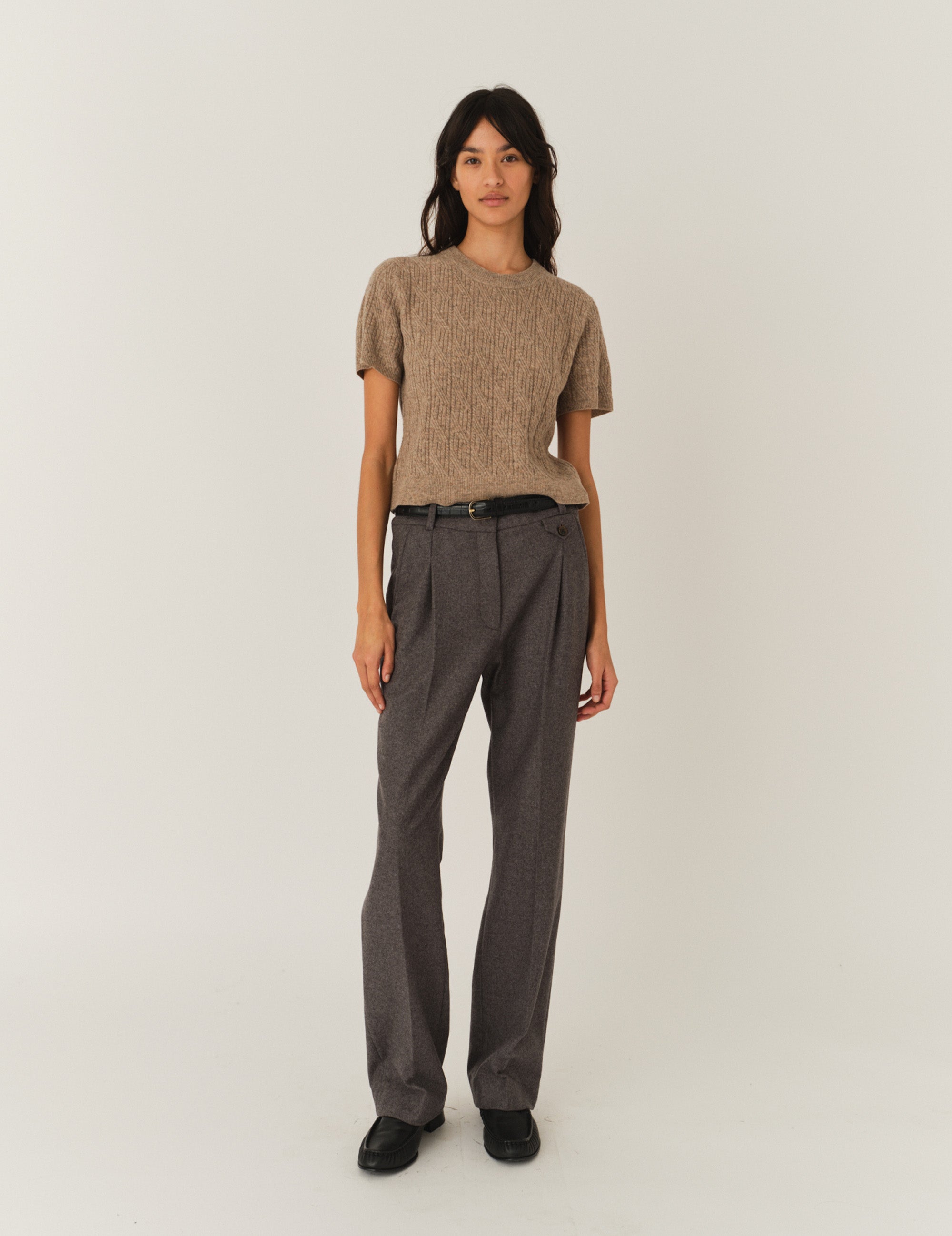 Mitch Pants Grey Melange 6 / Grey Melange