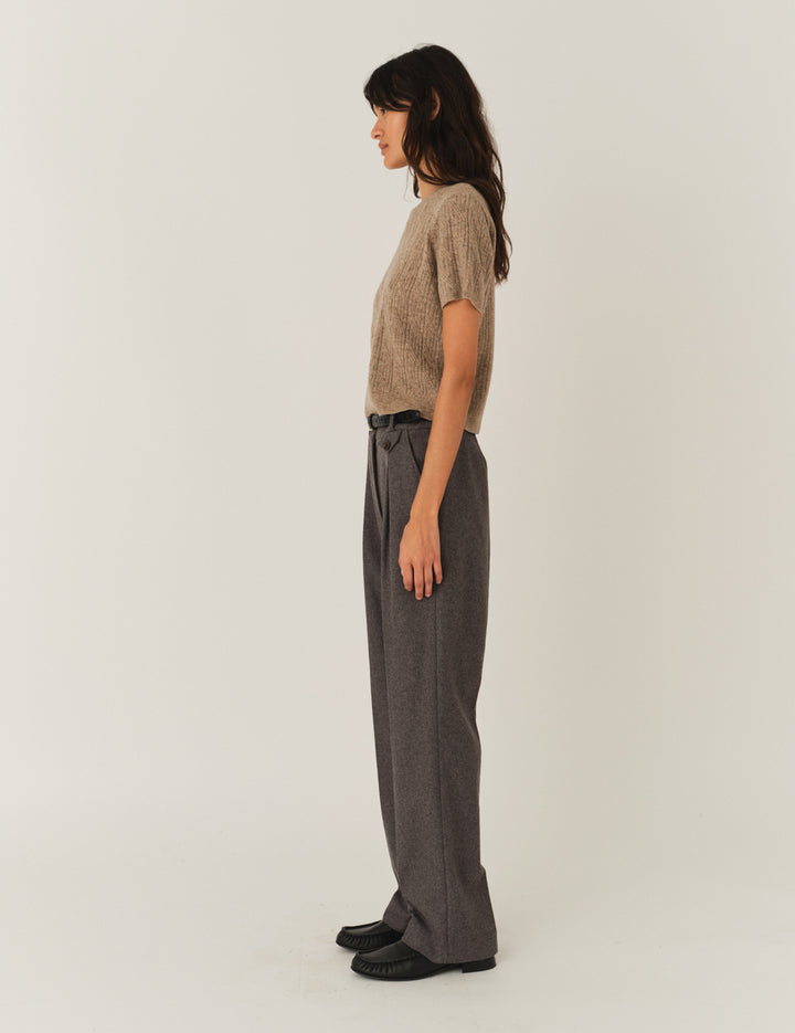 Mitch Pants Grey Melange 6 / Grey Melange