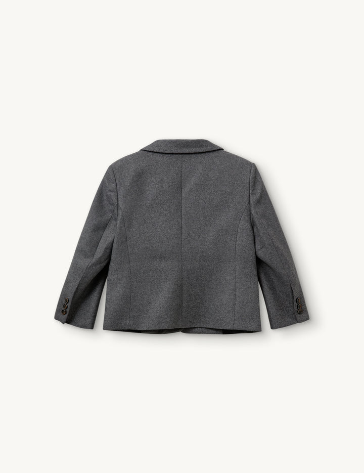 Mitch Fitted Jacket Grey Melange 6 / Grey Melange