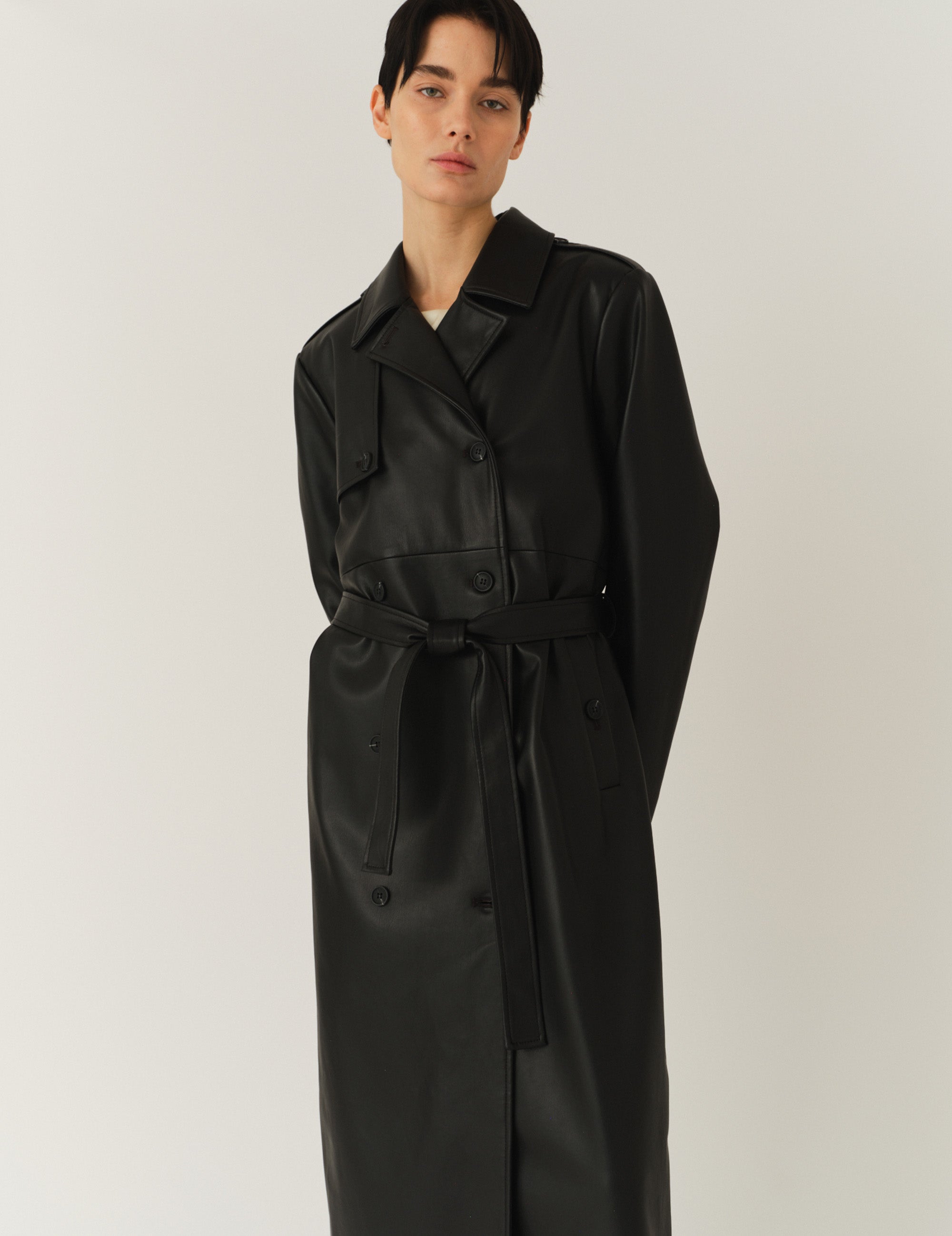 Brooklyn Trench Coat Black 6 / Black