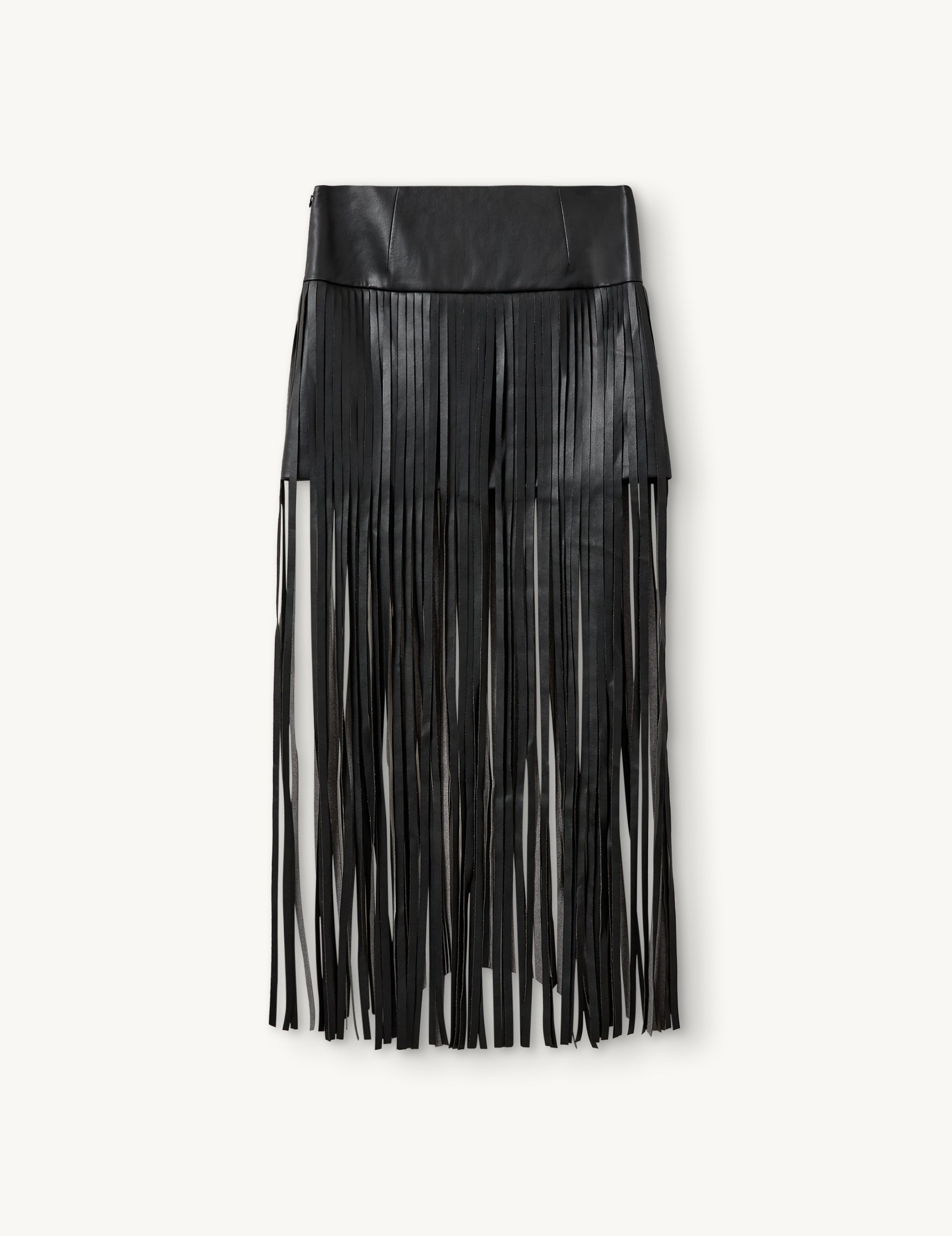 Brooklyn Fringe Skirt Black 6 / Black