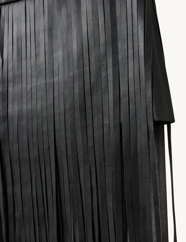 Brooklyn Fringe Skirt Black 6 / Black