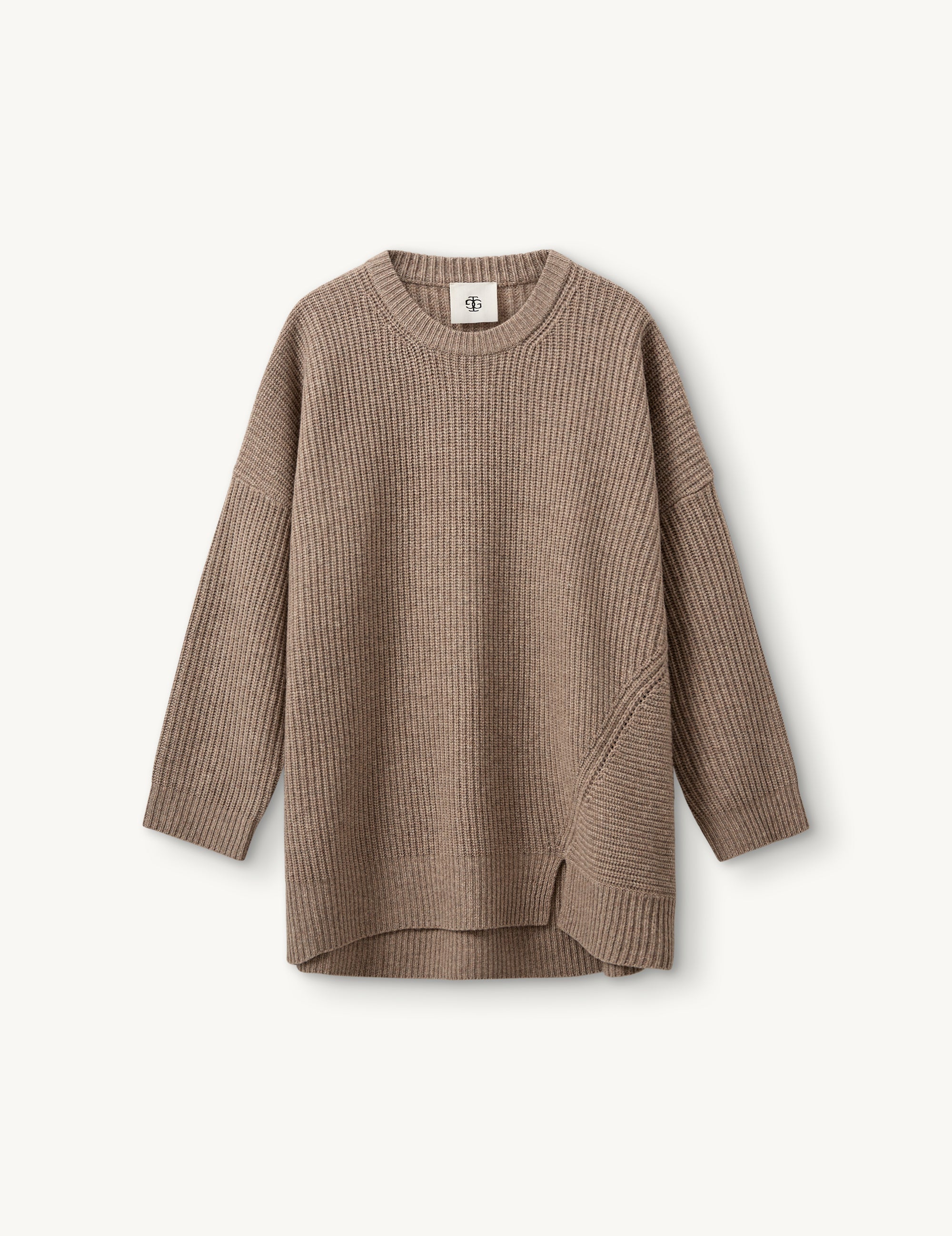 Como Giant Sweater Beige Melange