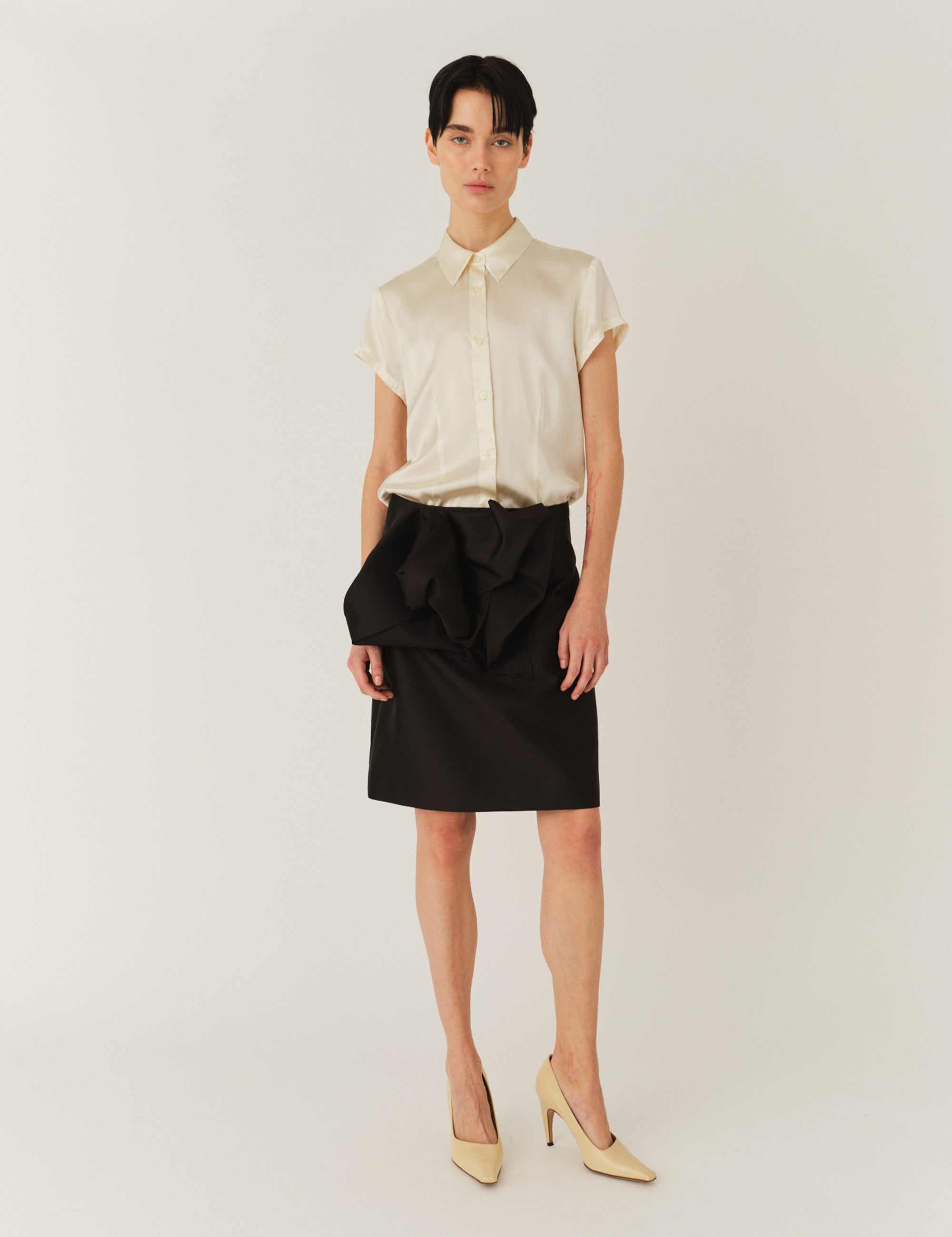 Catania Mini Shirt Cream 6 / Cream