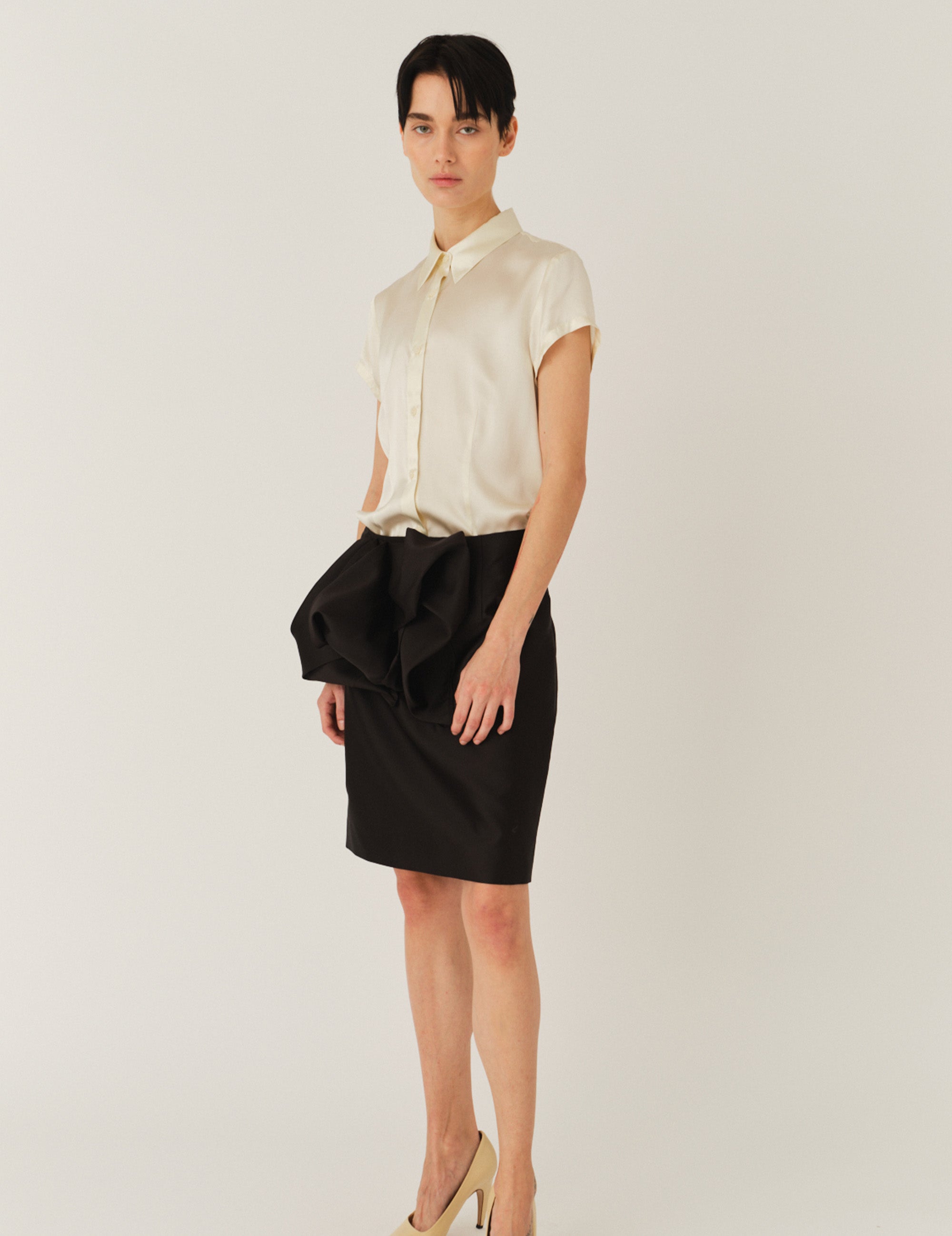 Catania Mini Shirt Cream 6 / Cream