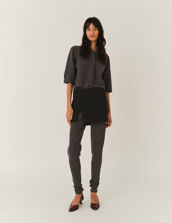 Andora Double Mini Dark Grey Pinstripe 6 / Dark Grey Pinstripe