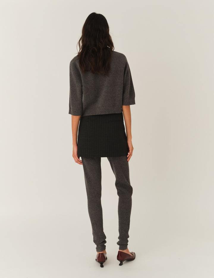 Andora Double Mini Dark Grey Pinstripe 6 / Dark Grey Pinstripe