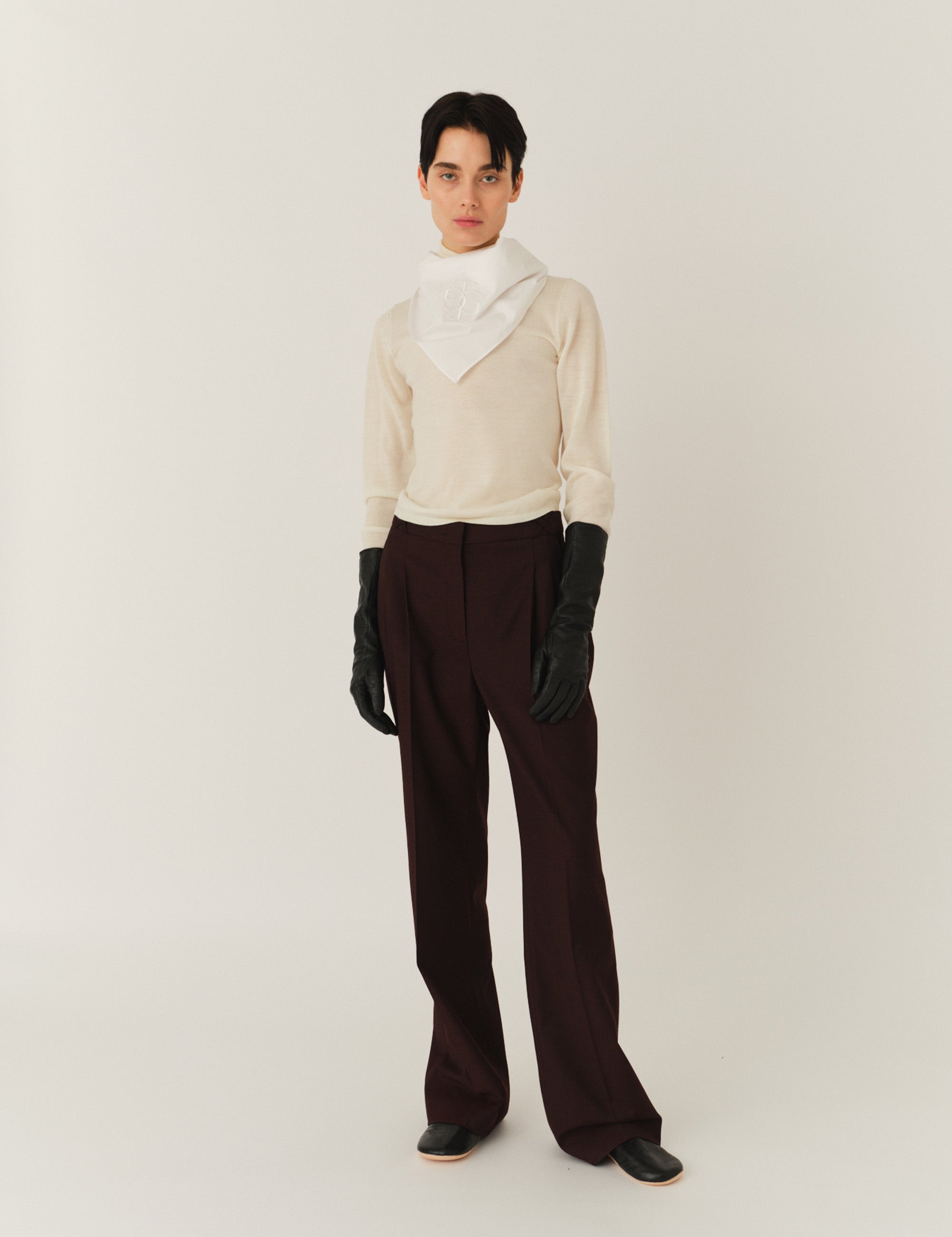 Necchi Pants Burgundy 6 / Burgundy
