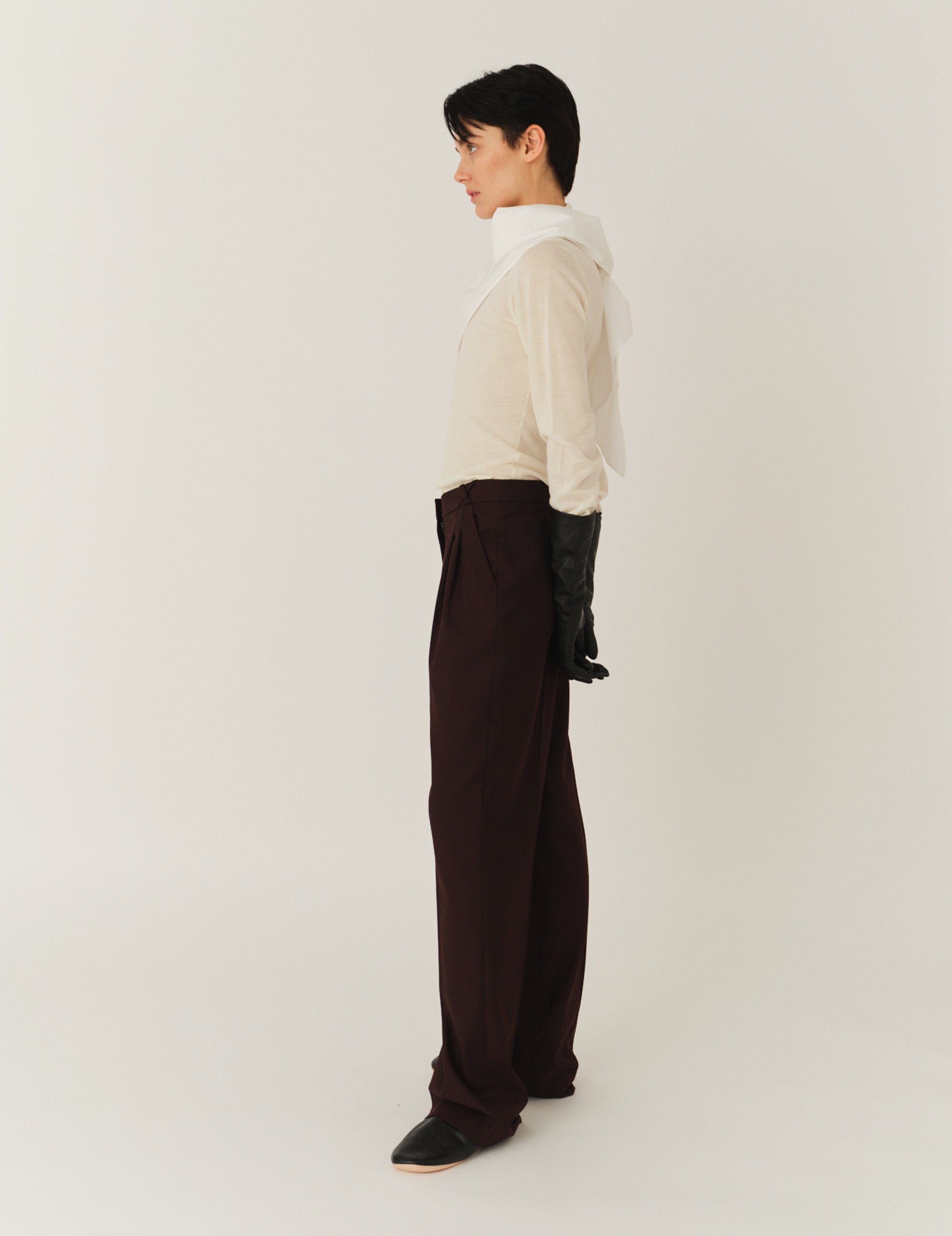 Necchi Pants Burgundy 6 / Burgundy