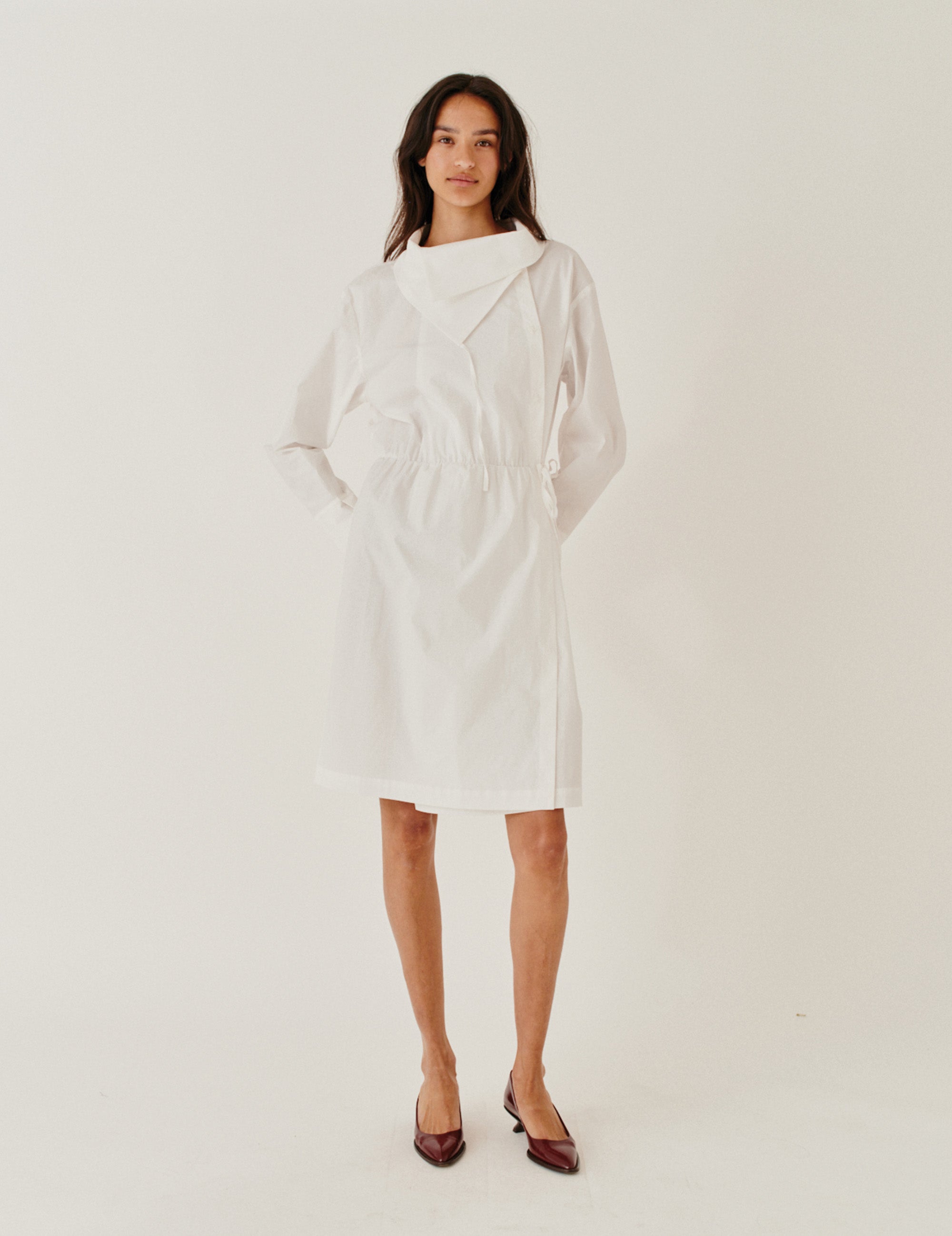 Cyprus Office Dress White 4 / White