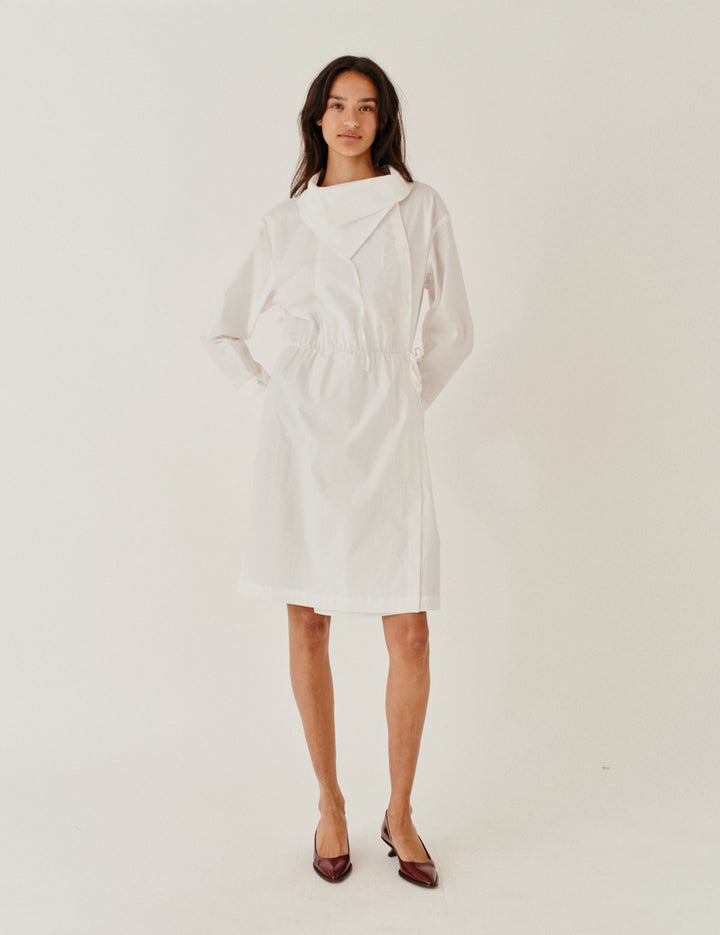 Cyprus Office Dress White 4 / White