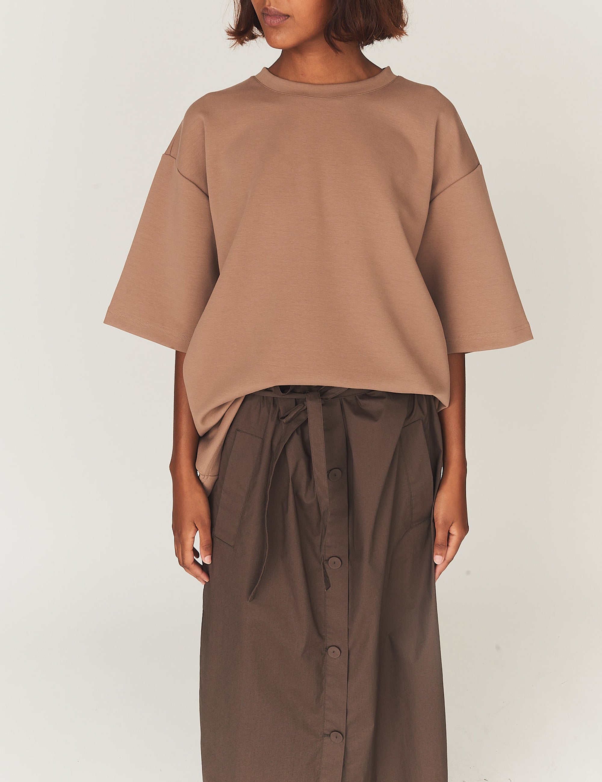 TG Bow Tee Ice Latte OS / Ice Latte