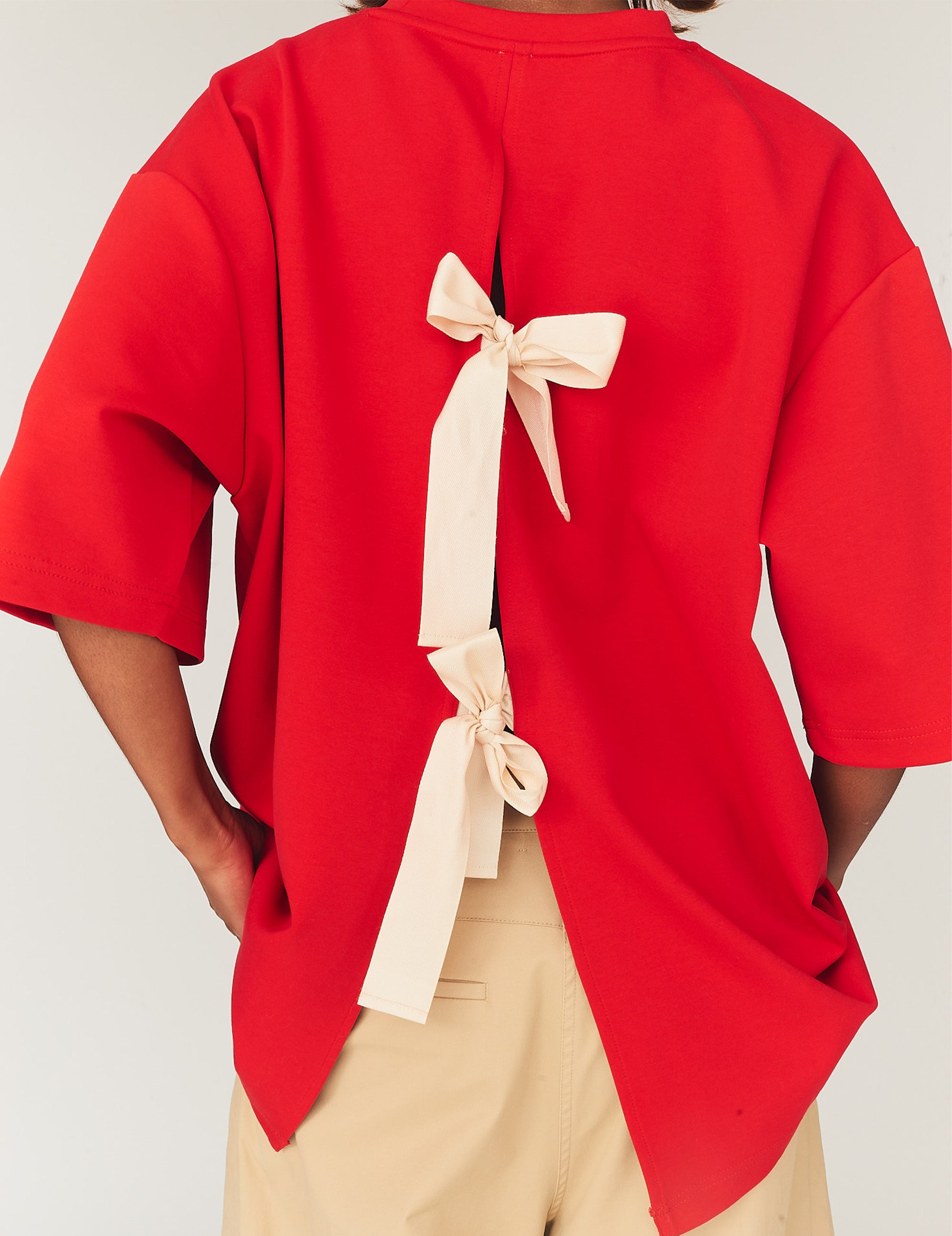 TG Bow Tee Red OS / Red