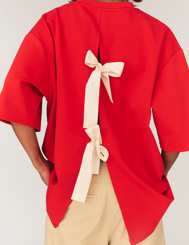 TG Bow Tee Red OS / Red